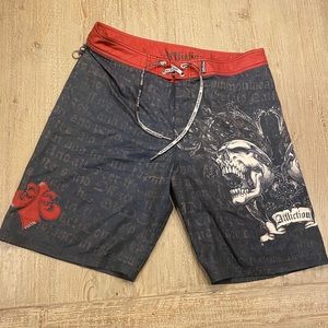 Men’s Affliction Board Shorts 38